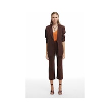 Quzu Blazer Ceket Koyu Kahve Quzu Blazer Ceket Koyu Kahve