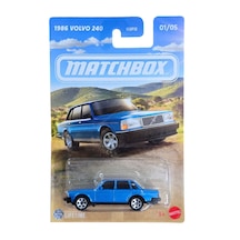 Matchbox - 1986 Volvo 240 - Mavi 1/64 Ggf12 Mavİ