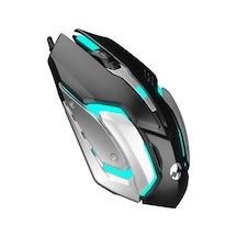 Usb Kablolu - Oyuncu Mouse - Fare Rgb Işıklı 3d - 1200dpı Mouse 1.5mt Kablo 5671 Çok Renkli Diğer