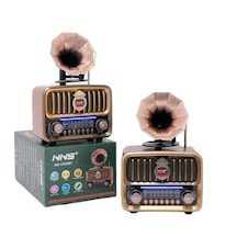 Şarjlı Mp3/bluetooth/usb/ Nostaljik Kablosuz Fm Radyo Speaker Hoparlör Ns-7252bt