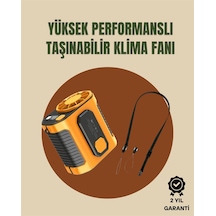 Taşınabilir Usb Şarjlı Turbo Fan - 3 Modlu Soğutma Hafif & Kompakt