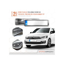 intakrom Citroen C-Elysee Krom Plakalık - Hummer Tip 2 Adet
