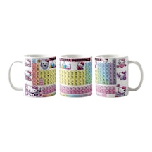 Eğitici Periyodik Tablo Hello Kitty Kupa Bardak Tek Adet K032 Çok Renkli