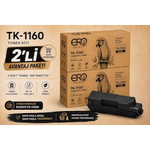 Kyocera Ecosys P2040dw Uyumlu, Toner - 2'li  Paket