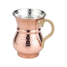 Dövme Bakır Maşrapa Bardak Ayran Bardağı