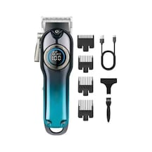 Hk610 Profesyonel Saç Kesme Makinesi Saç Sakal Tıraş Makinesi Dijital Ekran Usb Şarjlı Kuaför Tipi