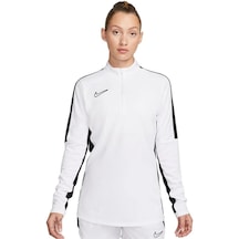 Nike W Nk Df Academy 23 Dr1354-100 Dril Beyaz Kadın Futbol Antrenman Uzun Kollu Üst 001