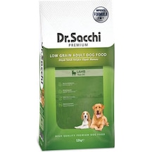 Premium Kuzu Etli Düşük Tahıllı Yetişkin Köpek Maması 12 Kg