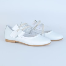 Ayakcenter 24-herbebe Kız Çocuk Günlük Babet Beyaz