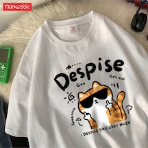 Noıssey Urban Pop Graphic Kadın Tişört Koleksiyonukod 5222 Beyaz