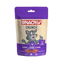 Snacky Crunch Deri ve Tüy Bakımı Tavuklu Kedi Ödülü 60 G