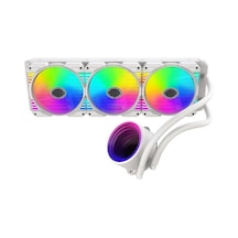 Ss360-3f-w Argb 360mm. Beyaz Sıvı Soğutma Am4 Am5 Lga 1200 1700 20xx