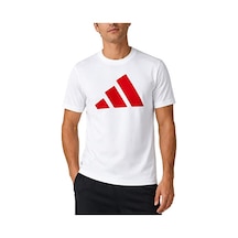 Adidas Custom Cotton Logo Tee M Erkek Futbol Antrenman Tişörtü Im7853 Beyaz
