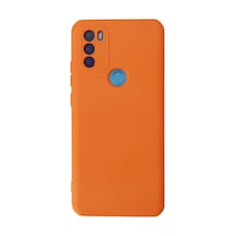 Gm 21 Plus Kılıf Nano İçi Kadife Silikon - Turuncu Renk Renk