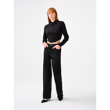 LOFT Wide Leg Regular Fit Kadın Pantolon Lf2037979 Q1.v1 Denim