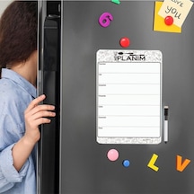 Hafalık Menü Magnet Planlayıcı , Katlanabilir Silinebilir Mıknatı