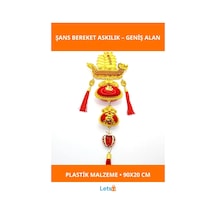 Şans Ve Bereket Temalı Dekoratif Plastik Askılık 90x20 Cm 1 Adet