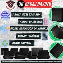 Kia Ceed Hybrit HB 5 Kapı Ferrous 3D Bagaj Havuzu 2022 ve Üstü