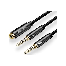 Veggieg 3.5mm Kulaklık Ve Mikrofon Ayırıcı Y Kablo