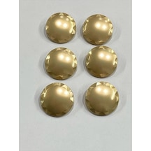Metal Düğme/trençkot Ceket Boyu/ 6 Lı Set/2,3 Cm/jx015/mat Gold