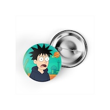 Megumi Fushiguro - 44 Mm İğneli Çanta Rozeti - 5 Adet Diğer