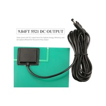 Pazly 6w 12v Monokristal Güneş Paneli, Ip65 Su Geçirmez, 5521 Dc Çıkış, Bahçe/ekşi Şarj