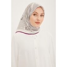 Armine Sura İpek Eşarp 23ya8942 6 04 Gri