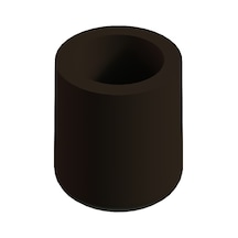 Cateksss Sessiz Tip Sandalye Pabucu Masa Sandalye Zemin Koruyucu 21 Mm Ceviz - 8 Li Paket