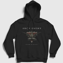 Presmono Unisex Believe Arch Enemy Kapüşonlu Sweatshirt Siyah