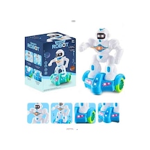 Scooterlı Akıllı Robot Sesli Işıklı Pilli