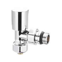 Fause Radyatör Havlupan Vanası Köşe Tip Pex 16 2mm Krom Kvn102