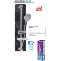 Linex Venedik Sürgülü Duş Seti Krom