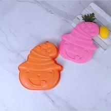 Ankatek Silikon Kek Kalıbı Cadılar Bayramı Hayalet Bebek Pişirme Tepsisi, Balkabağı Bebek Yüz Kalıbı, Renkli Şablonlar Diğer Diğer