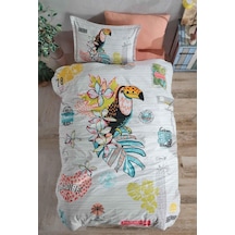 Ranforce Nev Takımı Tek Kişilik Paradise V1 Somon Çok Renkli