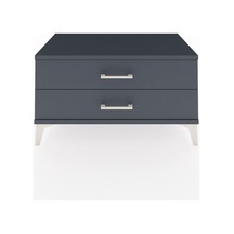 Hyperion Şifonyer 2 Çekmeceli 88x44x48 Antrasit-antrasit Antrasit