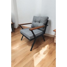 Pilocca Demonte Metal Tekli Bahçe Mobilyası, Gri, 60x60 Cm Gri