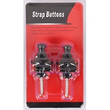 Raymond Joes Sb01Bk Gitar Askı Kilidi Straplock 1 Çift Siyah