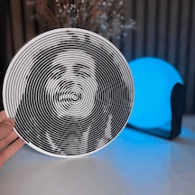Reggae İkonu Spiral Plak Dekor -  İllüzyon Müzik Sanatı Eseri, Efsane Müzisyen Duvar Ve Masaüstü Süsü, Modern Ev Dekorasyonu Ve Hediye
