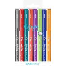 Festival Jel Kalem 0.7 Mm Vivid Renkler 8'li Blıster Genel