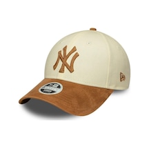 New York Yankees Kadın Mlb Suni Süet Açık Bej 9forty Ayarlanabilir Şapka-11616 Açık Bej