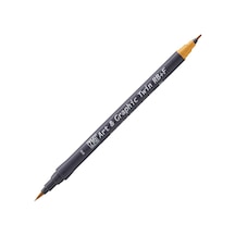 Zig Art&Graphic Twin Rb+F Çift Uçlu Çizim Kalemi 016 Light Brown
