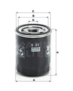 P3372 Yağ Fıltresi Mıtsubıshı Smart Colt 1.1 Colt 1.3 Colt 1.3i 4wd Colt 1.5 Colt 1.5 Cabrio C