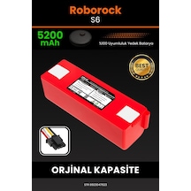 Roborock S6 Uyumlu Kutusuz 5200 Mah Robot Süpürge Bataryası
