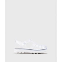 Igor S10361 001 Transparente Blanco Kadın Sandalet Beyaz