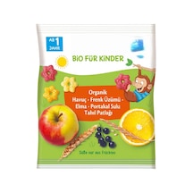 Organik Havuç Frenk Üzümü Elma Portakal Sulu Tahıl Patlağı 30 Gr 30 G