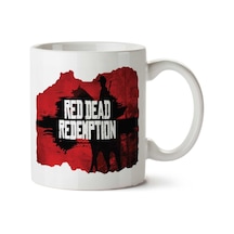 Red Dead Redemption İki Tarafı Baskılı Kupa Bardak Çok Renkli