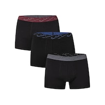 Pierre Cardin Erkek 3Lü Stretch Boxer Siyah 001