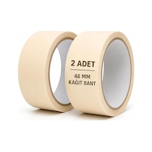 2 Adet Kağıt Bant 48mm Maskeleme Bandı Boya Bandı