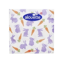 Alouette Bahar Kokteyl Peçete 26 Tavşan Motif 20'li 6'li Avantaj Paketi Mıchu