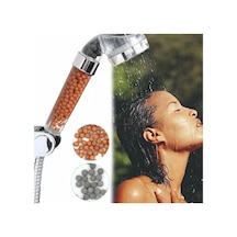 Su Arıtmalı Duş Başlığı Tasarruflu Boncuklu Banyo Duş Başlığı Çok Renkli